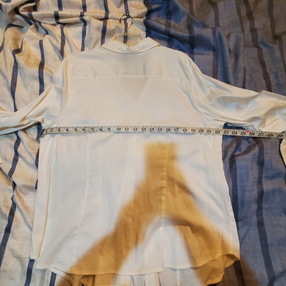Lane Bryant white button up blouse size 20W - Picture 4 of 5
